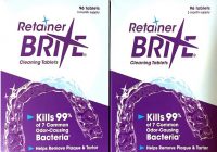 Retainer Brite- Cleaner for Invisalign and Retainers